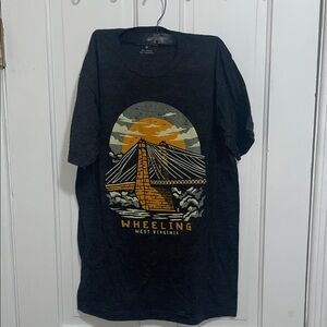 Wheeling West Virginia Graphic T-Shirt - Black